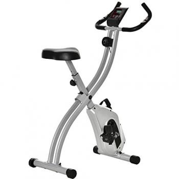 Bicicleta X-Bike HOMCOM con Resistencia Magnética y Pantalla LCD