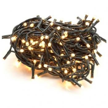 Lumineo LED-Lichterkette Compact Twinkle 1500 LED 34 m warm weiß, grün, Indoor, Outdoor, 8 Lichtfunktionen, 8h-Timer