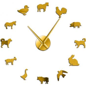 Acrylic Mirror Super Big Wall Clock