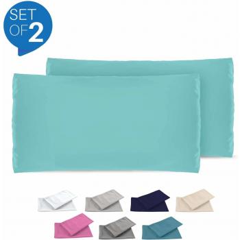 Taie d'Oreiller 50 x 80 cm Aqua Microfibre