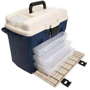 Compact Fishing Tool Case – Blue & White