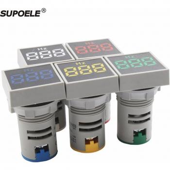 Square 22mm Frequency Meter with Signal Light