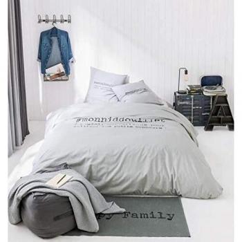 Parure de Lit Chic Gris 240x220