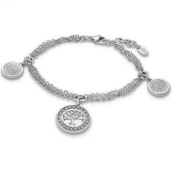 Bracelet Femme Arbre De Vie Lotus Acier LS1869-2-1