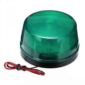 Alarma LED Intermitente 12 V Verde