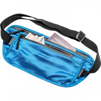 Cocoon Silk‑Waist‑Wallet – Blaue, wasserdichte Bauchtasche für Wertgegenstände