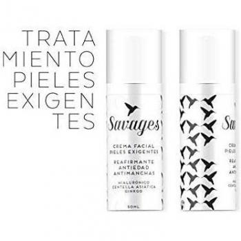 Crema facial antiedad pieles exigentes Savage 50 ml