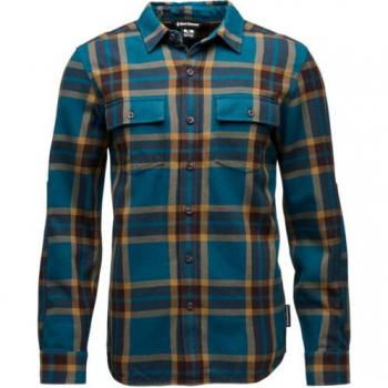 Progetto Twill Camicia a Manica Lunga Black Diamond
