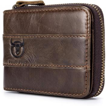 Portefeuille de voyage BULLCAPTAIN en cuir pour hommes