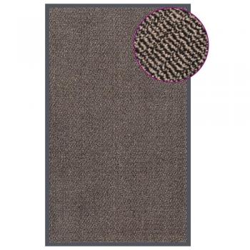 Tapis de Plancher Antidérapant 90x150 cm Marron Foncé
