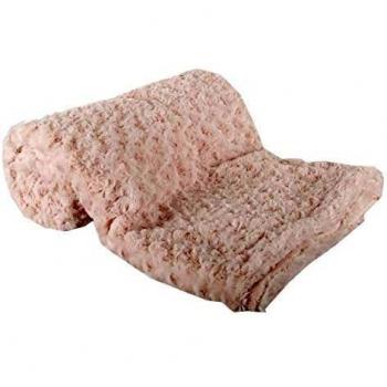 Plaid Jolie Boucle Rose 180x230 cm