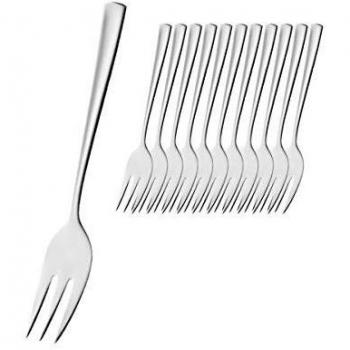 Nordique Elegance Dessertgabeln, 12er Set aus Premium Edelstahl 18/10 mit Hochglanzfinish