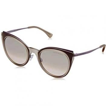 Emporio Armani 0EA2063 Occhiali da Sole, Rosa (Matte Pink/Violet), 52 Donna