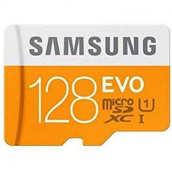 Scheda di Memoria MicroSD da 128 GB, Compatibile Smartphone e Tablet, Samsung EVO
