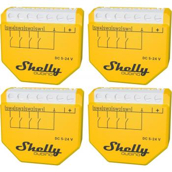 Shelly Unterputz-Szenenaktivator Wave i4 DC, gelb, 4 Stück