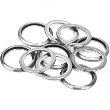 Oil Drain Plug Crush Gaskets 10pcs Aluminium Alloy 16mm ID