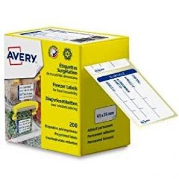 Set di Etichette 65x35 mm per tracciamento prodotti surgelati
