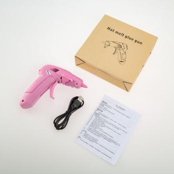 Rechargeable Cordless Glue Gun with 30 Glue Sticks for DIY Projects