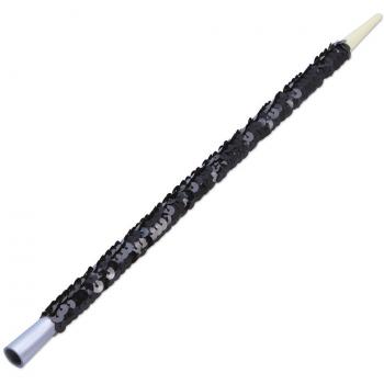 Sequined Black Polyethylene Cigar Holder by Bristol