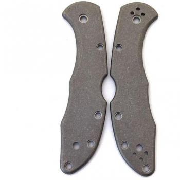 Delica Spyderco Titanium Scales by Flytanium – FLY-0363