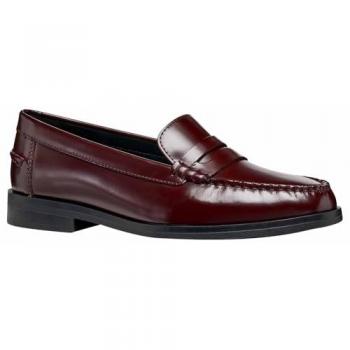 GEOX Mocassini Donna Rosso Vino