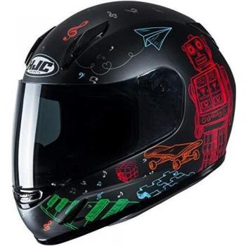 HJC WAZO Junior CL‑Y S (Black/Red) – Rennhelm