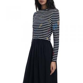 Vestido Desigual RAYA HIBRIDA Longo para Mulheres