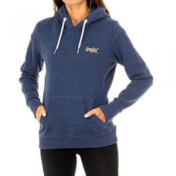 Sudadera de mujer Superdry Orange Label Elite, color azul