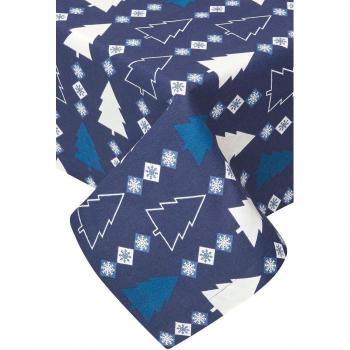 Winterland Cotton Christmas Tablecloth, 178cm x 305cm