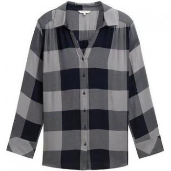 TOM TAILOR Plus Size Bluse mit Karomuster