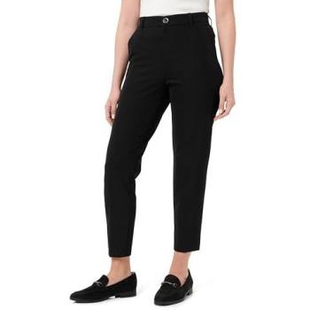 Street One Dames Chino's High Waist Technostretch Zwart Maat 38