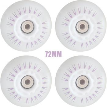 Ruedas LED para patines de niños, 4 piezas, 90A, intermitentes