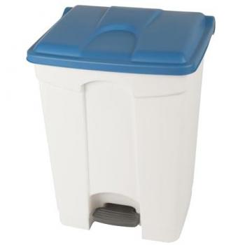 Bidone per Rifiuti a Pedale Blu 70L