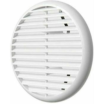 Ventilazione tonda universalmente compatibile DN 155 in bianco