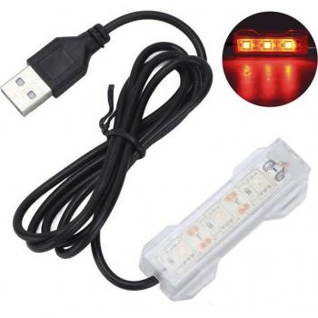 Éclaireur Submersible Plastique pour Aquarium, Chargeur USB Inclus