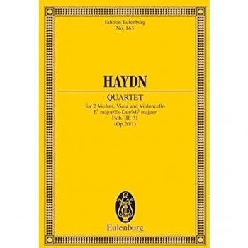 Streichquartett Es-Dur: Sonnen-Quartett Nr. 1. op. 20/1. Hob. III: 31. Streichquartett. Studienpartitur