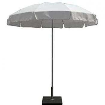 Ombrellone da Giardino Ø2,4 m Palo Ø33 mm in Acciaio Maffei Novara Grigio