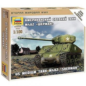 Maquette Char : US Medium Tank M4A2