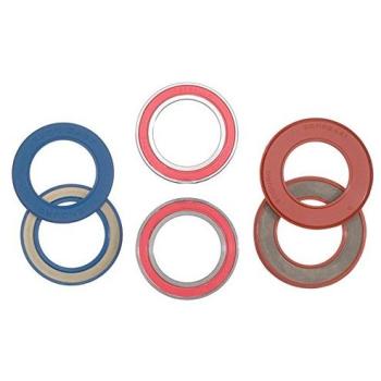 Enduro 24x37x7 mm Ceramic Bearing Set Red/Silver Unisex