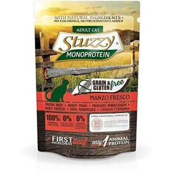 Stuzzy Monoprotein Bocconcini Con Manzo Per Gatti Adulti Bustina 85g
