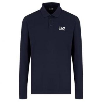 Core Identity Polo 3XL con Logo Azul Marino – Manga Larga