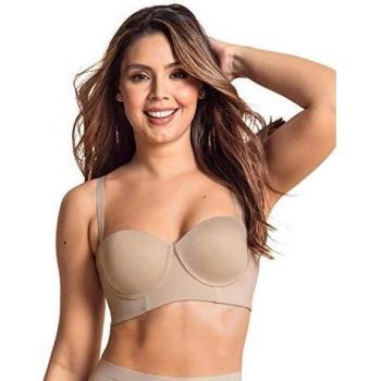 Vivid Beige Longline Push‑Up Bra – Size 38B
