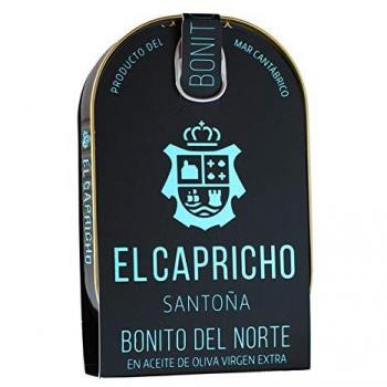Filetes de Bonito del Norte en Aceite de Oliva Extra Virgen El Capricho, 210 g