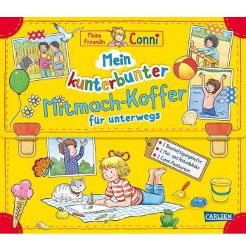 Conni Gelbe Reihe (Beschäftigungsbuch): Mein kunterbunter Mitmach-Koffer für unterwegs (Buch-Set für die Ferienzeit)