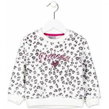 Sudadera de pelo para niña con diseño animal (7A)