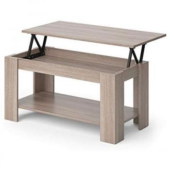 Vicco Lorenz, table basse, finition Sonoma, 100 x 50 cm, avec élévation