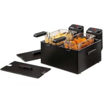 Freidora Doble Princess 183028 de 6L y 3600W en Color Negro