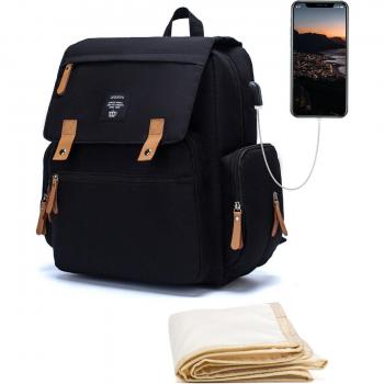 LEQUEEN Large Capacity Mummy Backpack