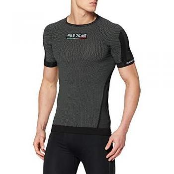 T‑shirt Six2 Adulto XL Nero Carbonio