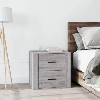 Table de Nuit Sonoma Gris 50×39×47 cm